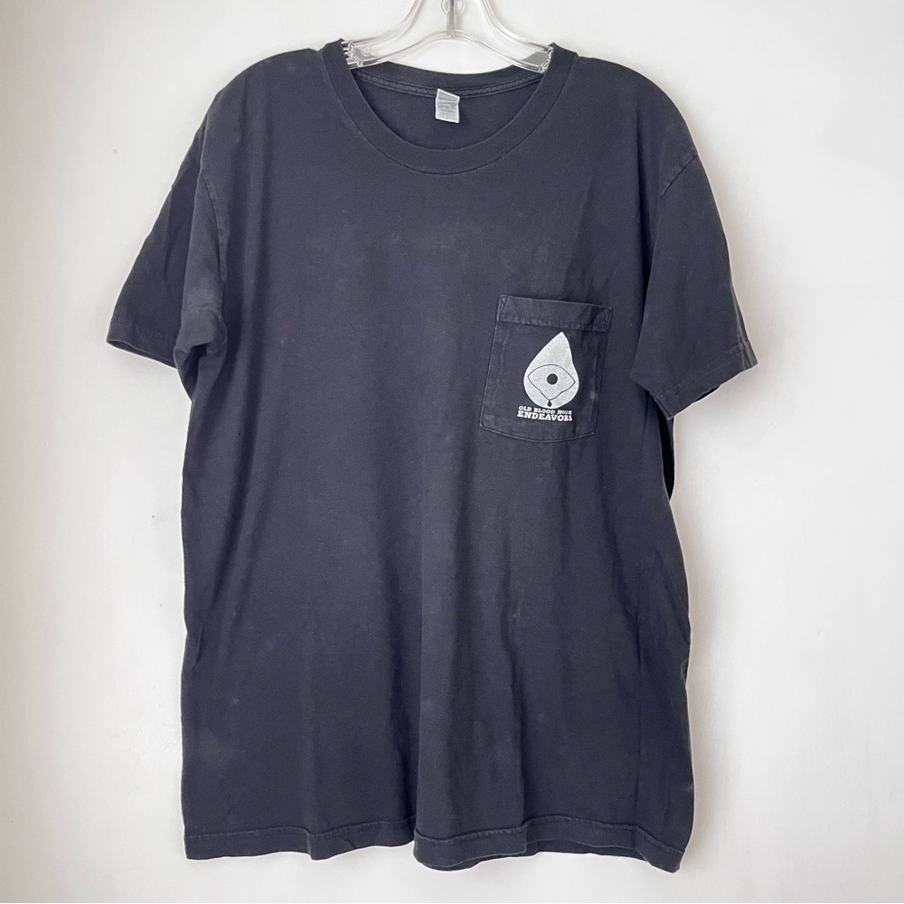Old Blood Noise Endeavors Black Logo Pocket Tee Unisex L